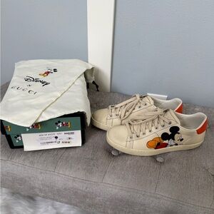 Gucci X Disney Mickey Mouse Ace Sneakers